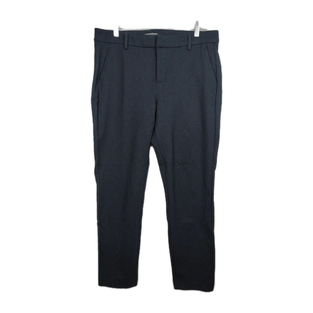 Liverpool Los Angeles‎ Dress Pants Women's Size 10/30 Navy Blue Straight Leg